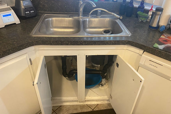 Plumbing service work